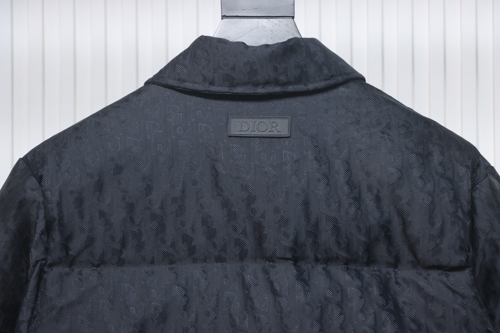 EM Sneakers Dior Oblique Quilted Down Jacket Black Technical Jacquard