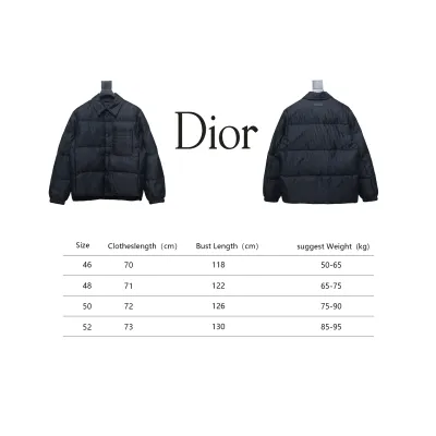 EM Sneakers Dior Oblique Quilted Down Jacket Black Technical Jacquard 02