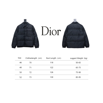 EM Sneakers Dior Oblique Quilted Down Jacket Black Technical Jacquard 02