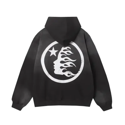 EM Sneakers Hellstar Zip-Up Hoodie Washed Black 02
