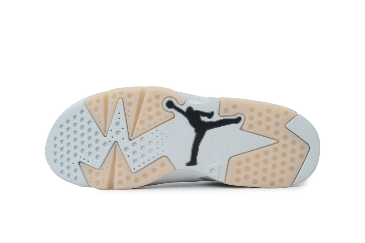 EM Sneakers ordan 6 Retro PSG Paris Saint-Germain Silver