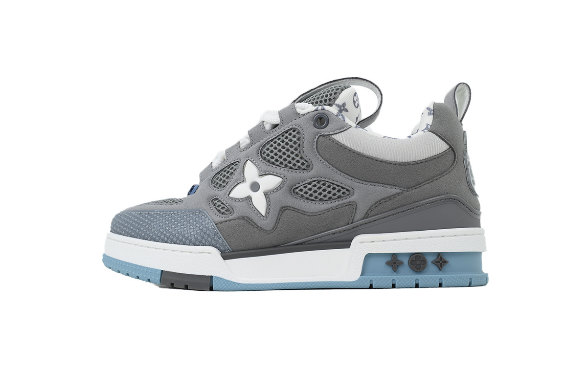 EM Sneakers Louis Vuitton LV Skate Light Gray Blue