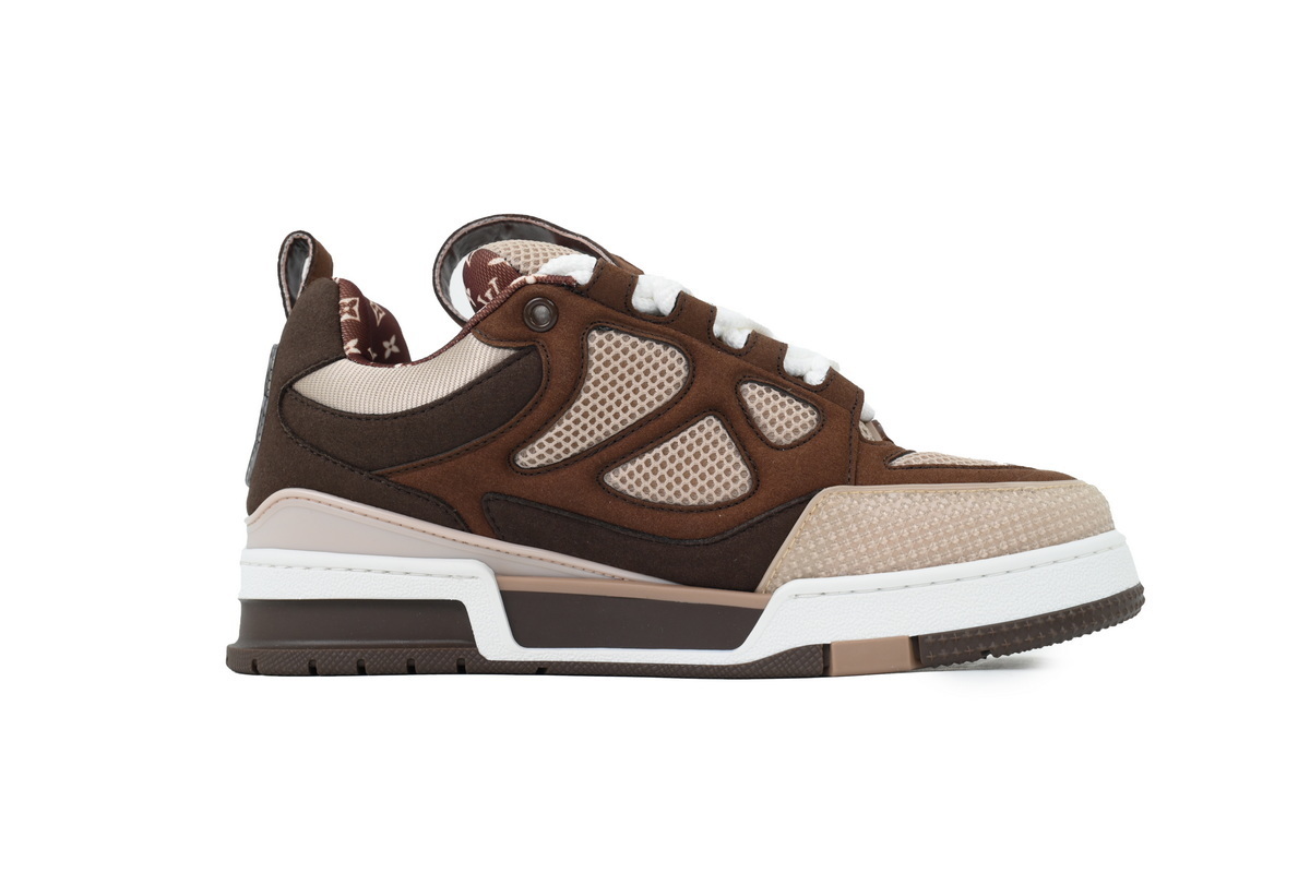 EM Sneakers Louis Vuitton LV Skate White Brown