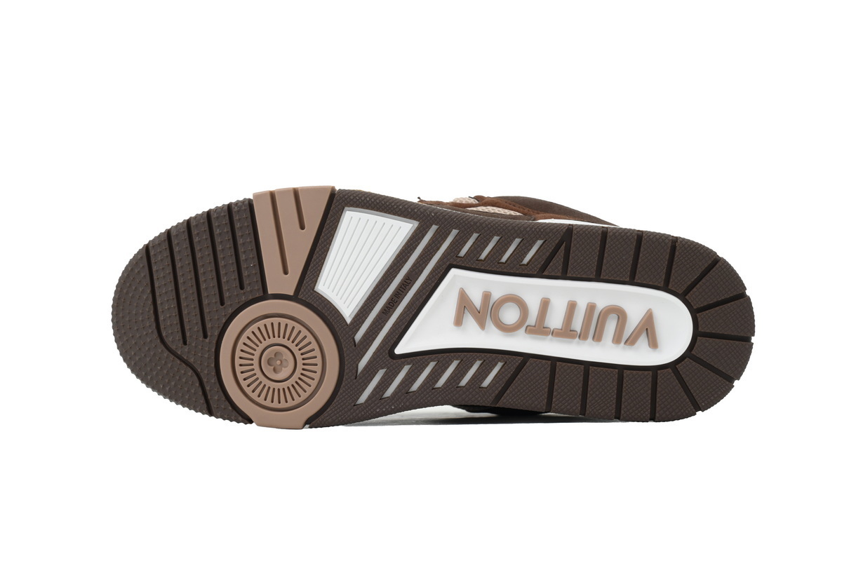 EM Sneakers Louis Vuitton LV Skate White Brown