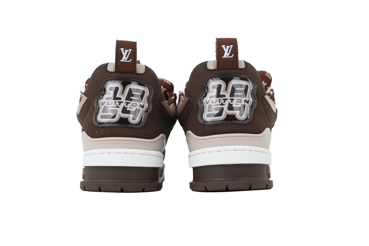 EM Sneakers Louis Vuitton LV Skate White Brown