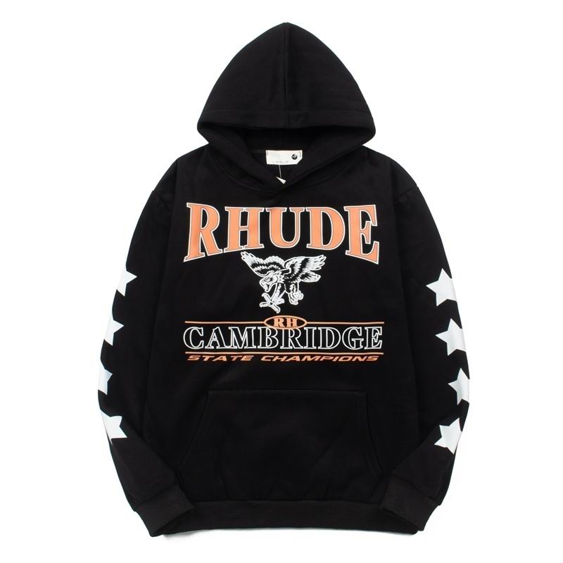EM Sneakers Rhude Cambridge State Champs Hoodie Vintage Black