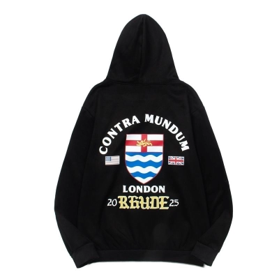 EM Sneakers Rhude London Hound Hoodie Black 02