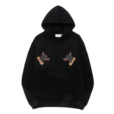 EM Sneakers Rhude London Hound Hoodie Black 01