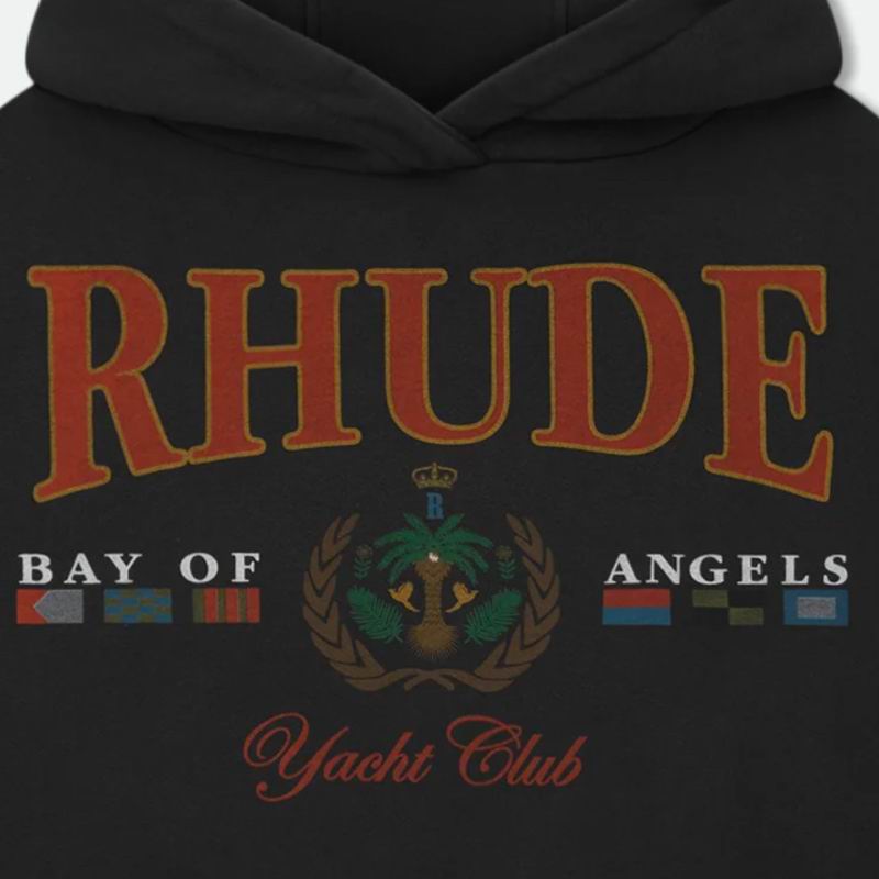 EM Sneakers Rhude Navy Bay Of Angels Yacht Club Hoodie