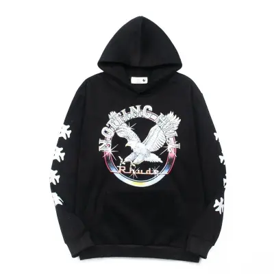 EM Sneakers Rhude Notting Hill Eagle Hoodie Black 01