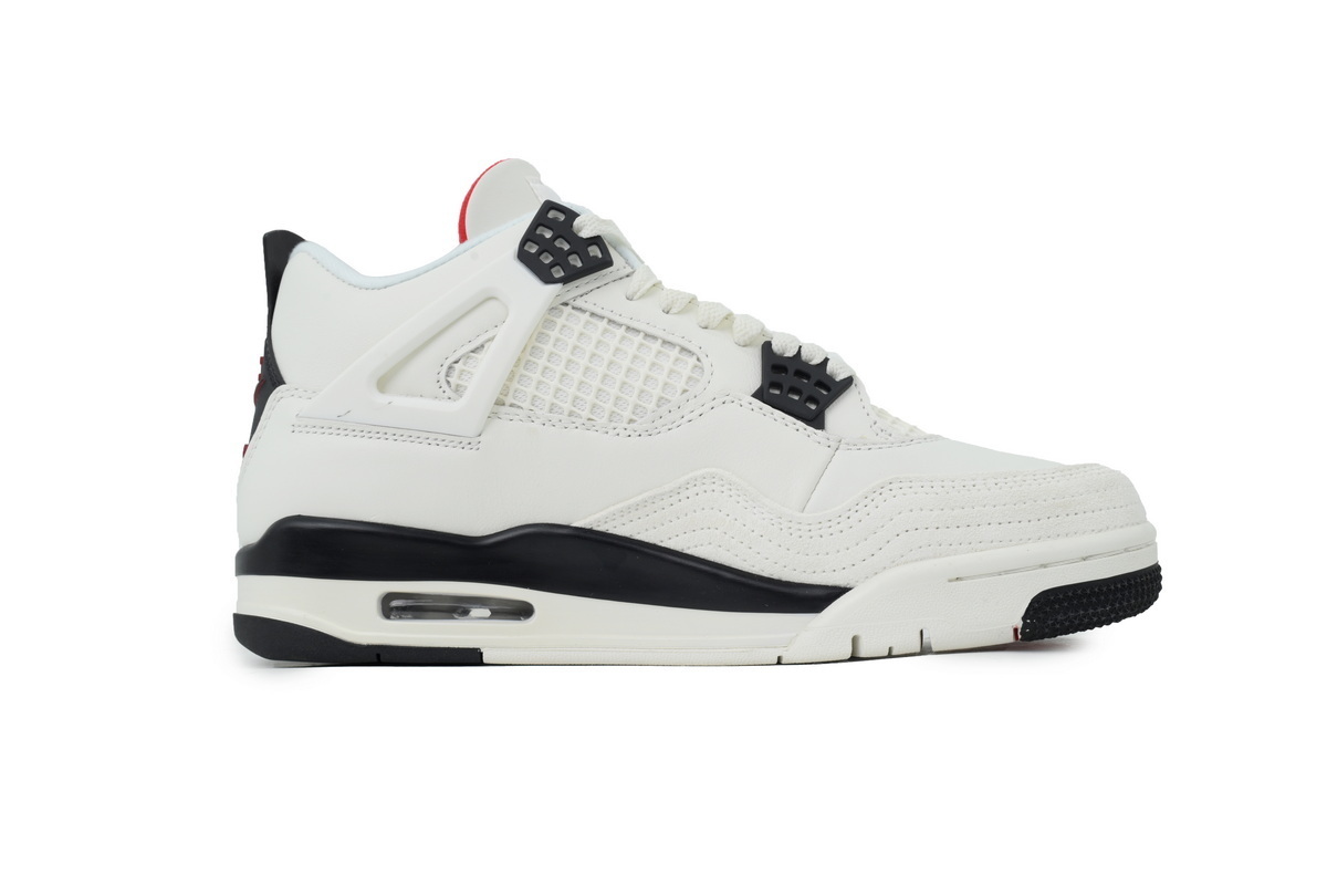 EM Sneakers Air Jordan 4 Retro White Black And Red