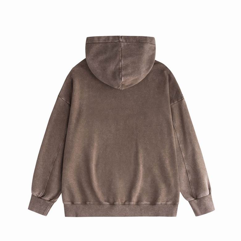 EM Sneakers Rhude Eagle Logo Hoodie Brown