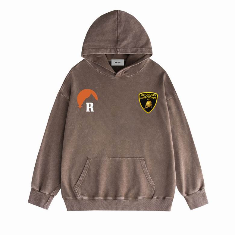 EM Sneakers Rhude X Como Football Hoodie Brown