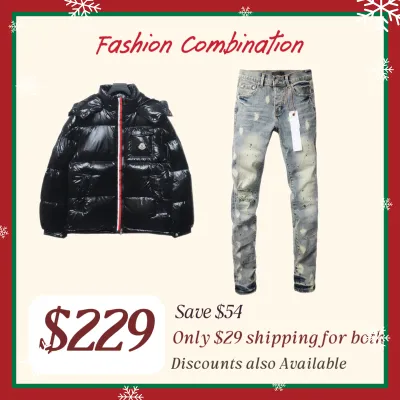 [Any Moncler Down Jacket + Any Jean] Combo Set 01
