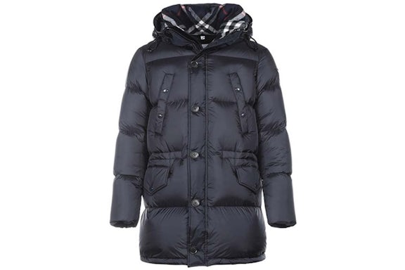 EM Sneakers Burberry Lockwood Hooded Puffer Down Jacket Navy