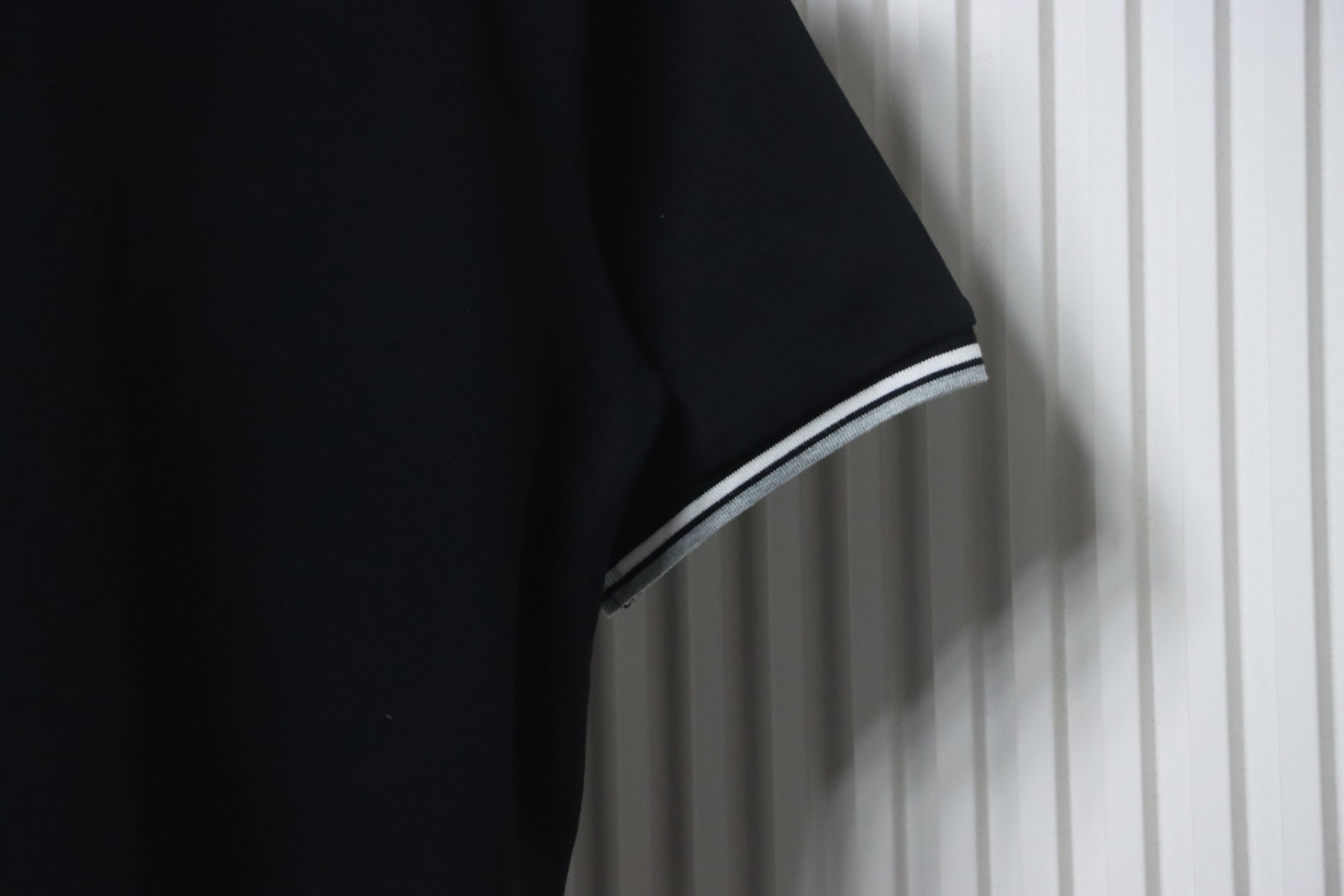 EM Sneakers Miu Miu Black Cotton Polo T-shirt with Zipper