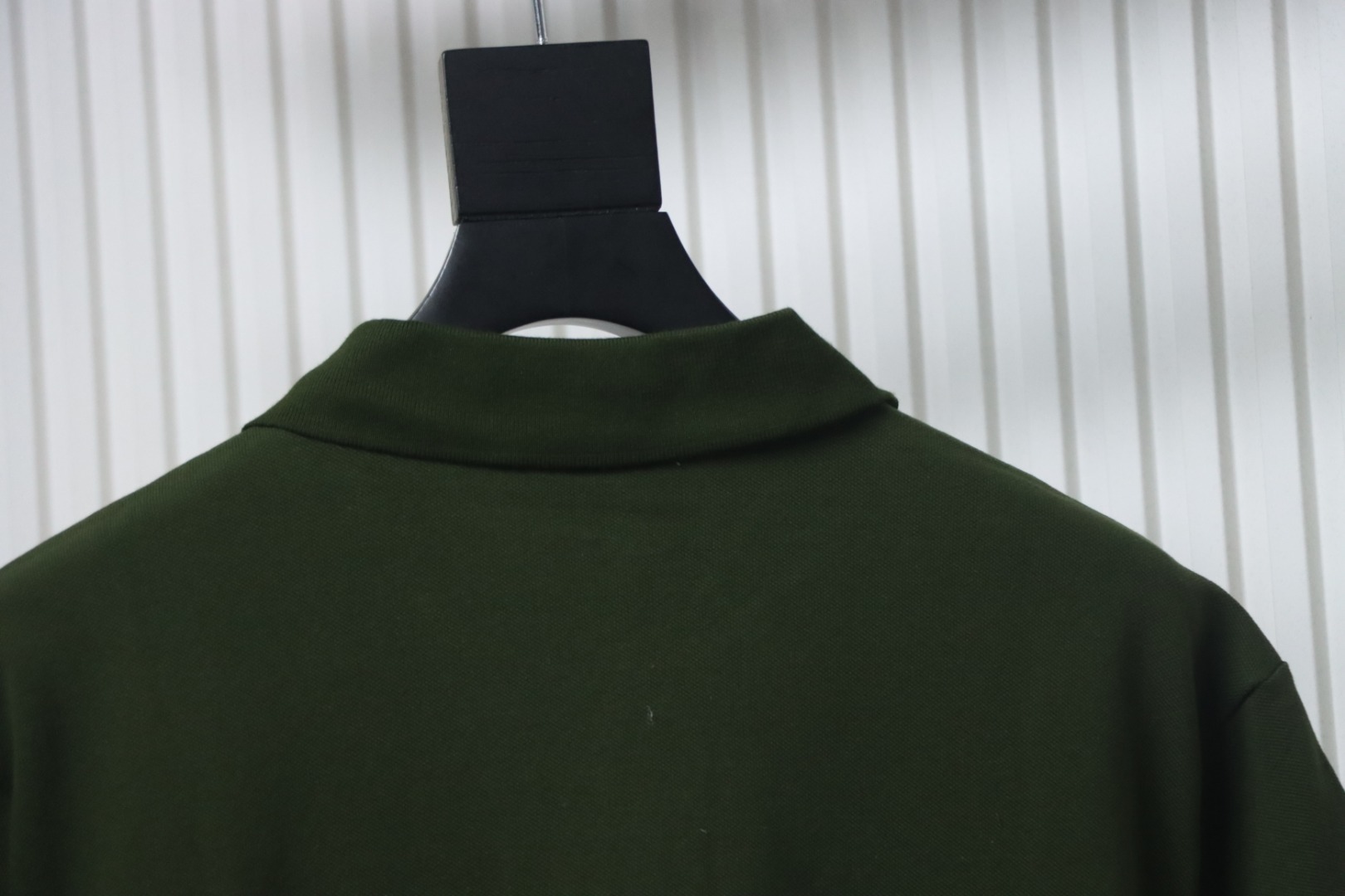 EM Sneakers Miu Miu Dark Green Cotton Polo T-shirt with Zipper