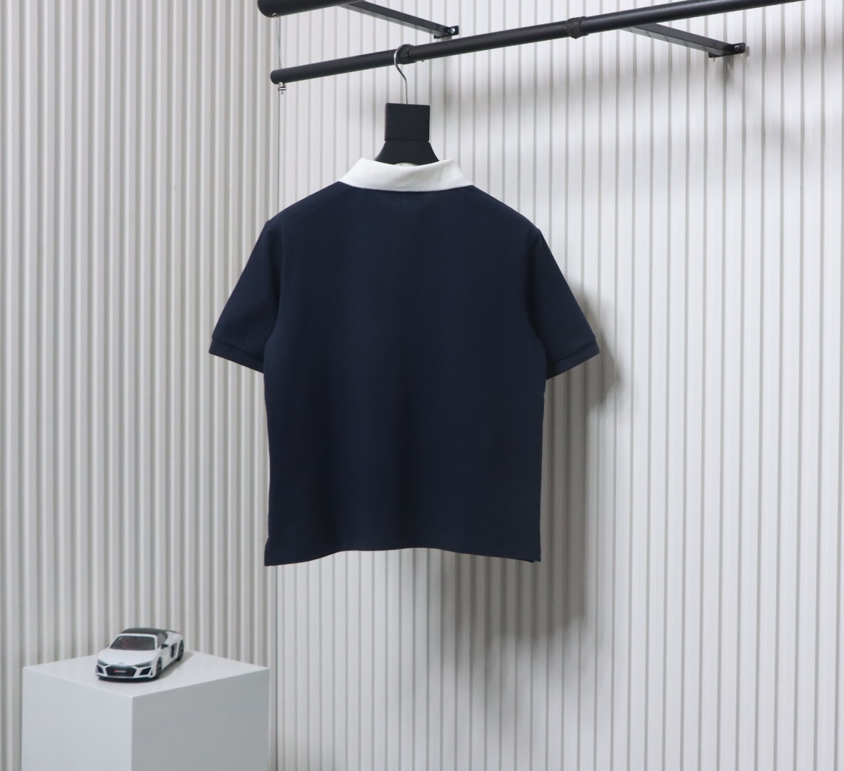 EM Sneakers Miu Miu Navy Cotton Piqué Polo T-Shirt