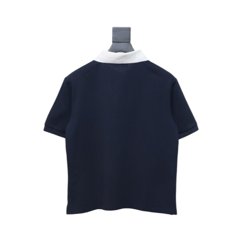 EM Sneakers Miu Miu Navy Cotton Piqué Polo T-Shirt