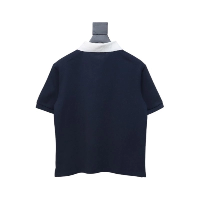 EM Sneakers Miu Miu Navy Cotton Piqué Polo T-Shirt 02