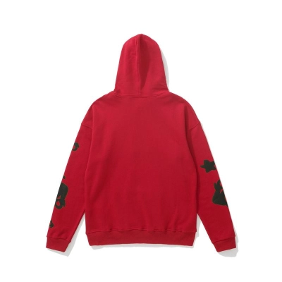 EM Sneakers Sp5der Beluga Hoodie Red Black 02
