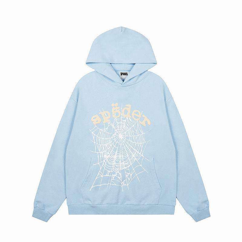 EM Sneakers Sp5der OG Web V2 Hoodie Dusty Blue