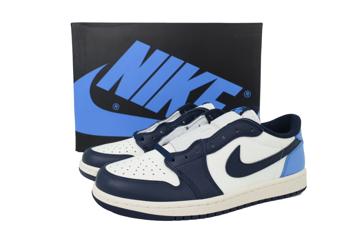 EM Sneakers Air Jordan 1 Retro Low OG Obsidian UNC