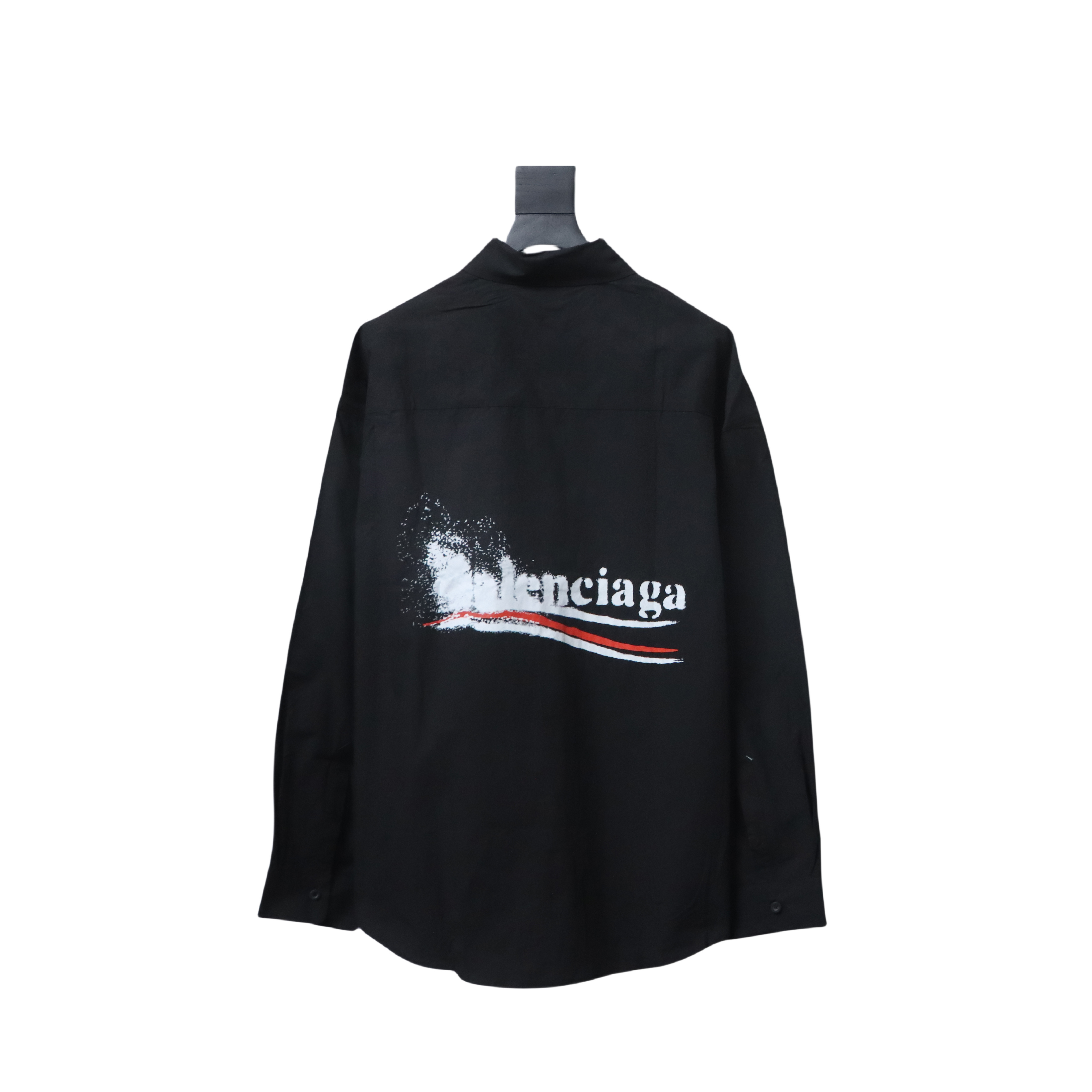 EM Sneakers Balenciaga Blur Coca-Cola Long Sleeve Black Shirt