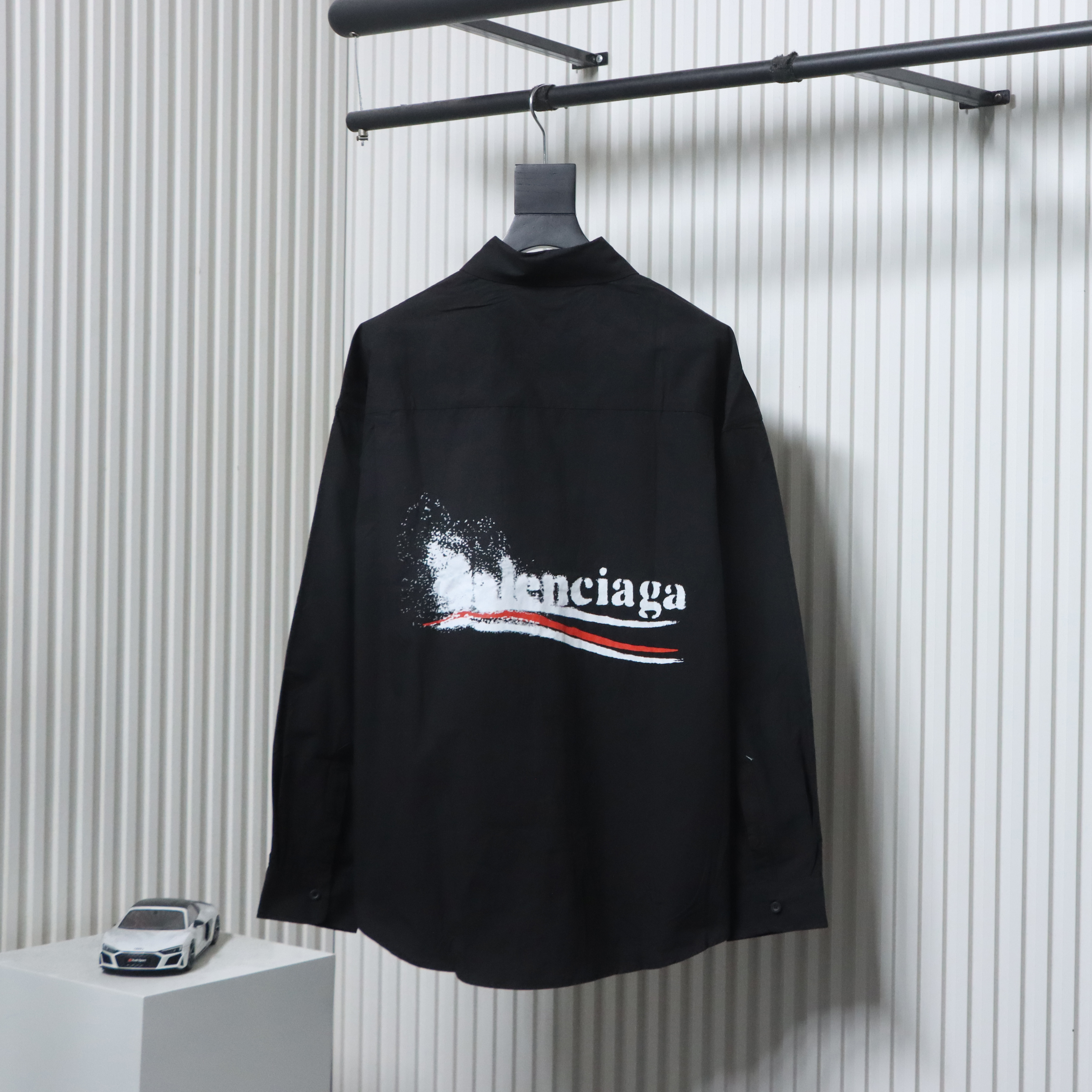 EM Sneakers Balenciaga Blur Coca-Cola Long Sleeve Black Shirt