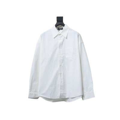 EM Sneakers Balenciaga Blur Coca-Cola Long Sleeve White Shirt 02