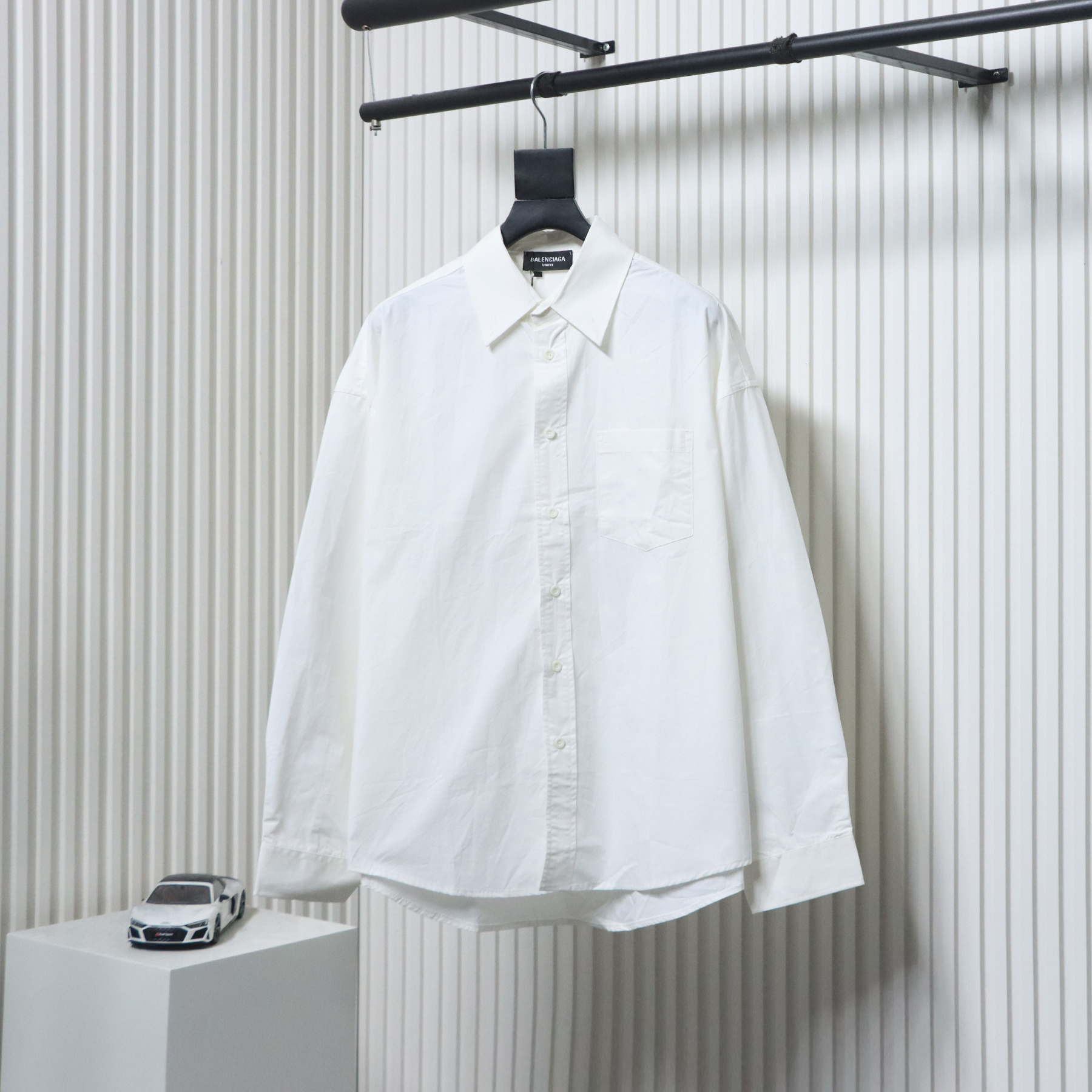 EM Sneakers Balenciaga Blur Coca-Cola Long Sleeve White Shirt