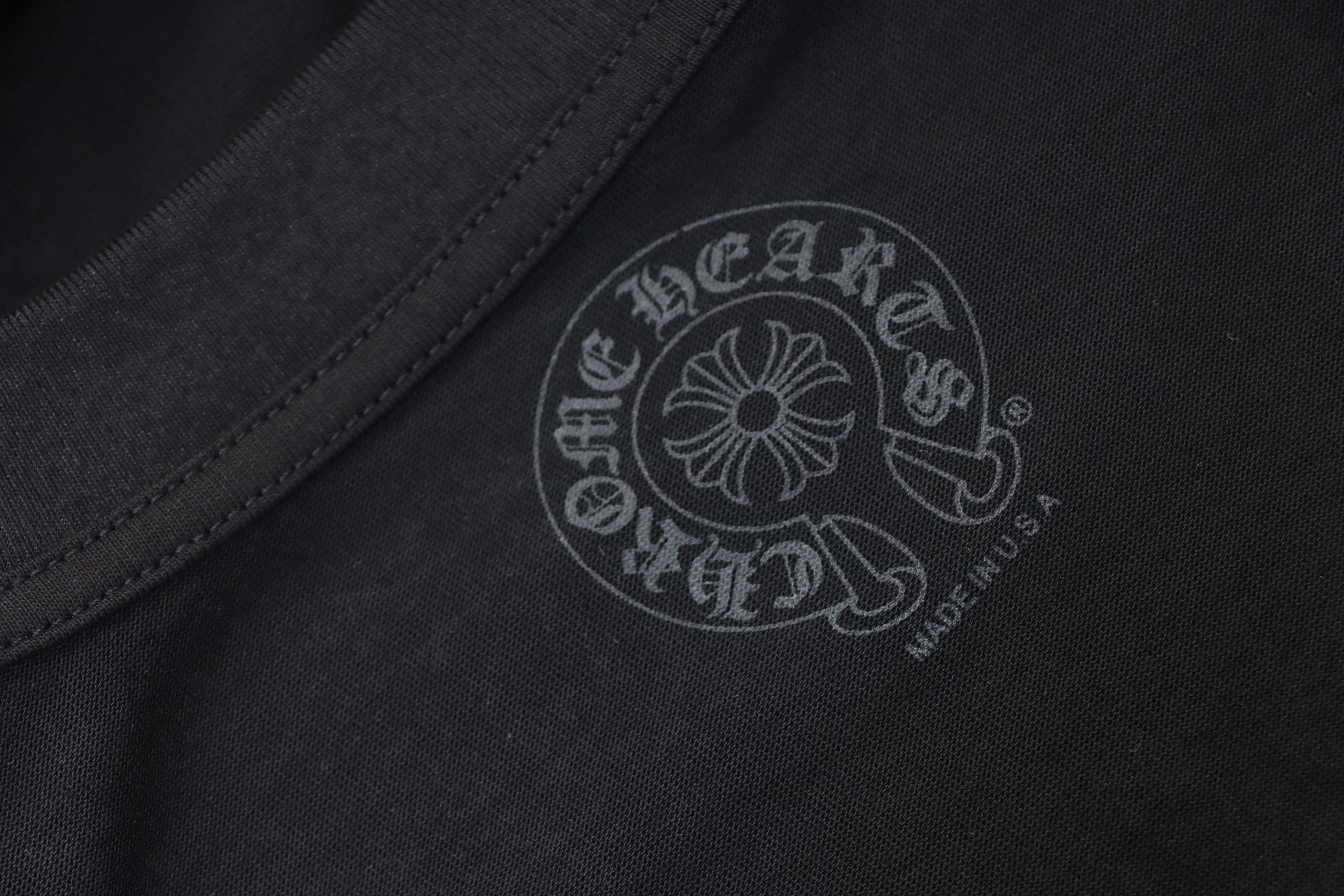 EM Sneakers Chrome Hearts CH 25ss Damaged Horseshoe Long Sleeve Black