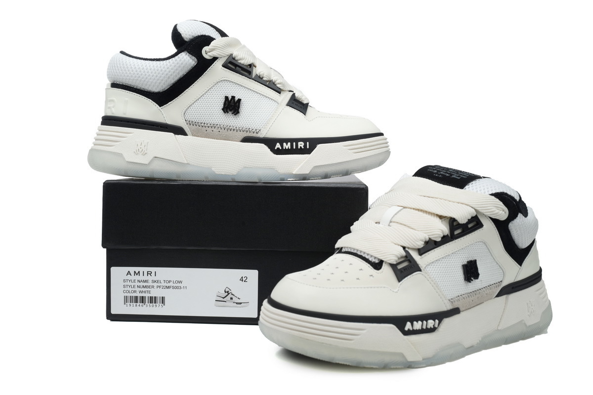 EM Sneakers Amiri MA-1 White Black Grey