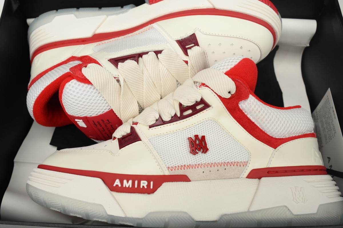 EM Sneakers Amiri MA-1 White Red