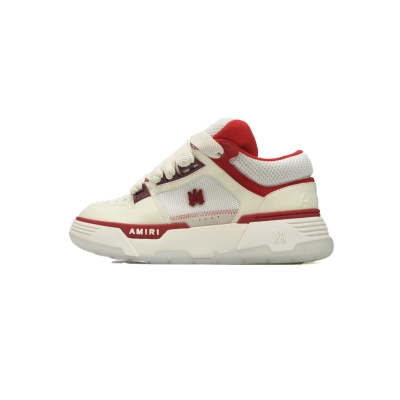 EM Sneakers Amiri MA-1 White Red 01