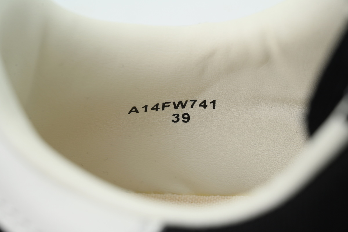 EM Sneakers Mihara Yasuhiro Black and White NO.605