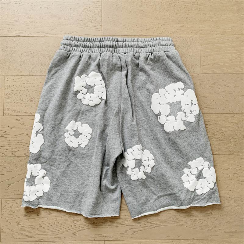 EM Sneakers Denim Tears The Cotton Wreath Short Pant Black/Red/Green/Gray/Navy