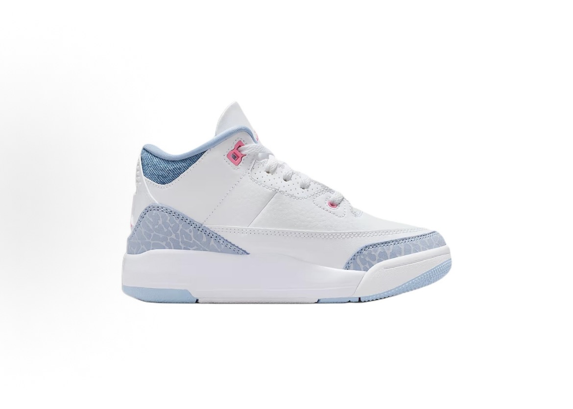 EM Sneakers Air Jordan 3 Retro White Cobalt Bliss (PS)