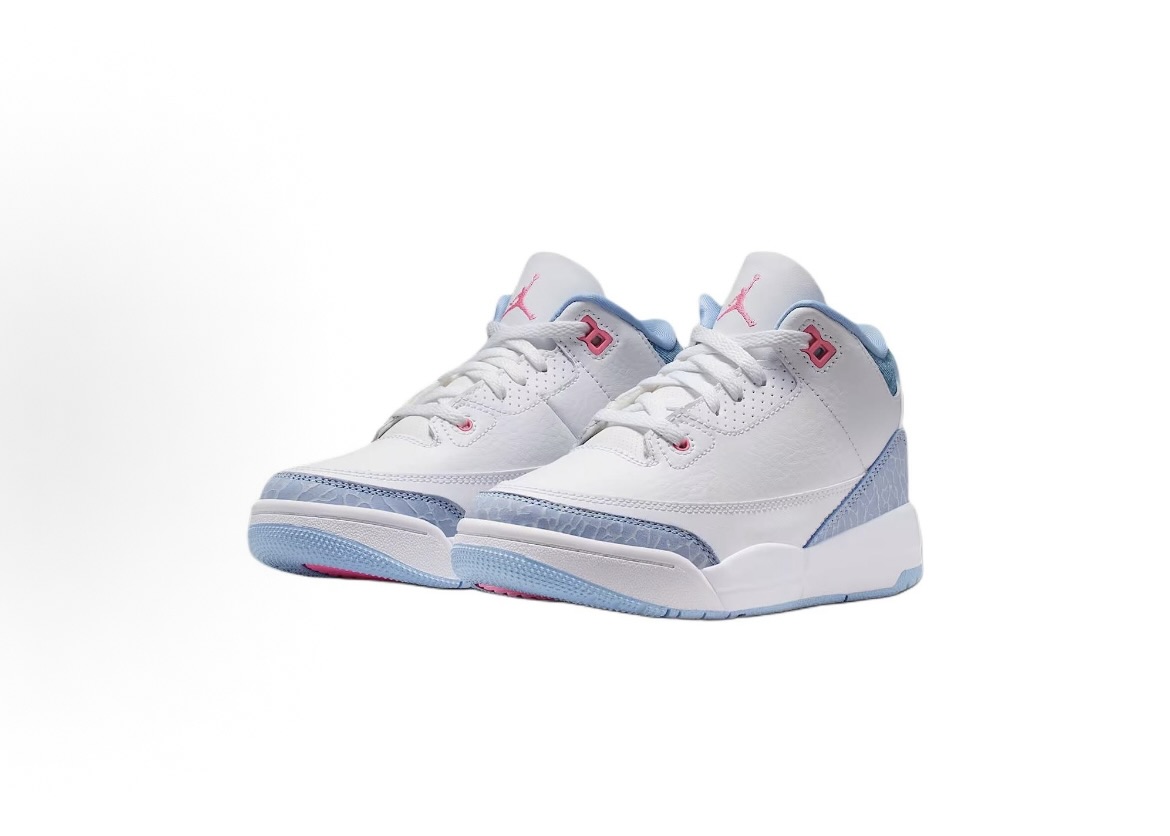 EM Sneakers Air Jordan 3 Retro White Cobalt Bliss (PS)