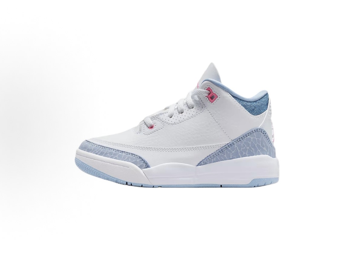 EM Sneakers Air Jordan 3 Retro White Cobalt Bliss (PS)