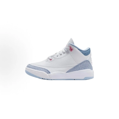 EM Sneakers Air Jordan 3 Retro White Cobalt Bliss (PS) 01