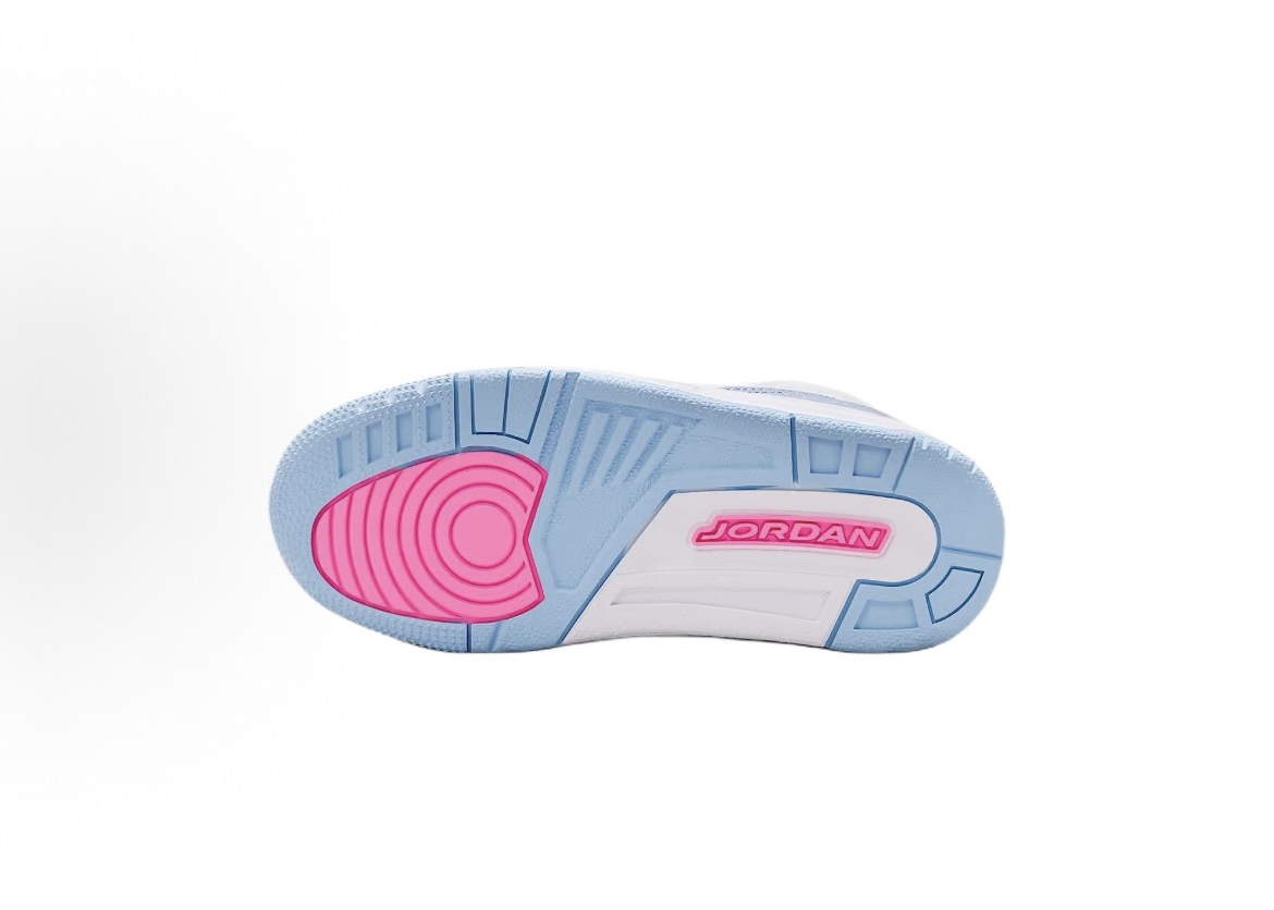 EM Sneakers Air Jordan 3 Retro White Cobalt Bliss (PS)