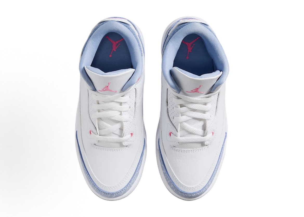 EM Sneakers Air Jordan 3 Retro White Cobalt Bliss (PS)