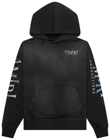 EM Sneakers Amiri Theatre Masks Hoodie Black