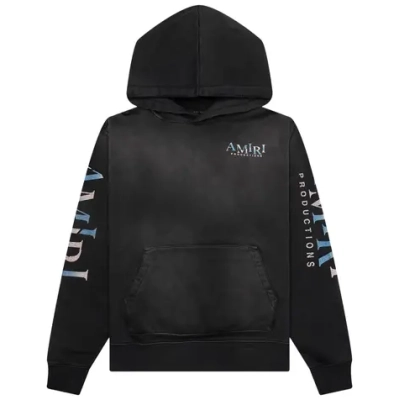 EM Sneakers Amiri Theatre Masks Hoodie Black 01