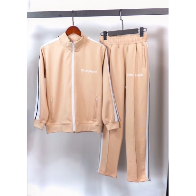 EM Sneakers Palm Angels Classic Track Jacket & Sweatpant Set Apricot/White 01