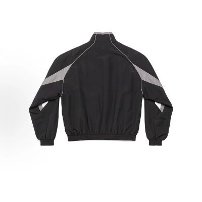 EM Sneakers Balenciaga 23fw Black Grey Color Track Sports Jacket 02