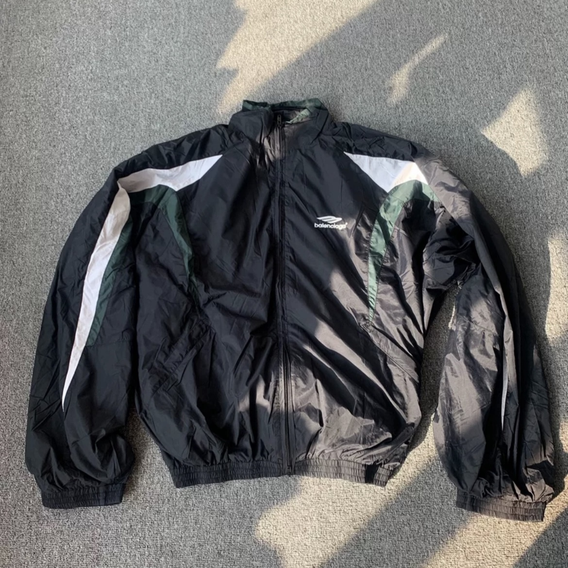 EM Sneakers Balenciaga 23fw Black Grey Color Track Sports Jacket