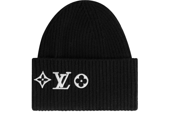 EM Sneakers Louis Vuitton LV Headline Beanie Black