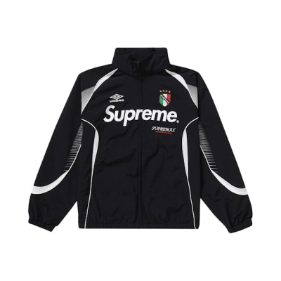 「🎈New Year Special Offer」Supreme Umbro Track Jacket & Pant Set Black 02